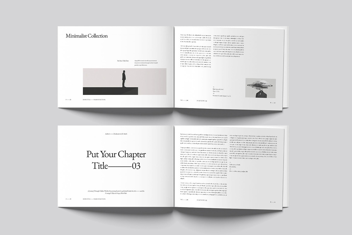 Book Title Layout Design Landscape, a Brochure Template by DesignCrest (Photo 13 of 22)