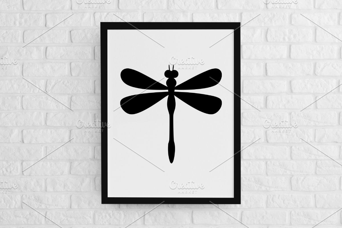 Dragonfly Silhouette SVG, an Animal Illustration by newminddesign (Photo 2 of 3)