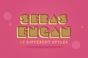 Sebasengan Font Pack, a Font by Arterfak Project (Thumbnail 1 of 6)
