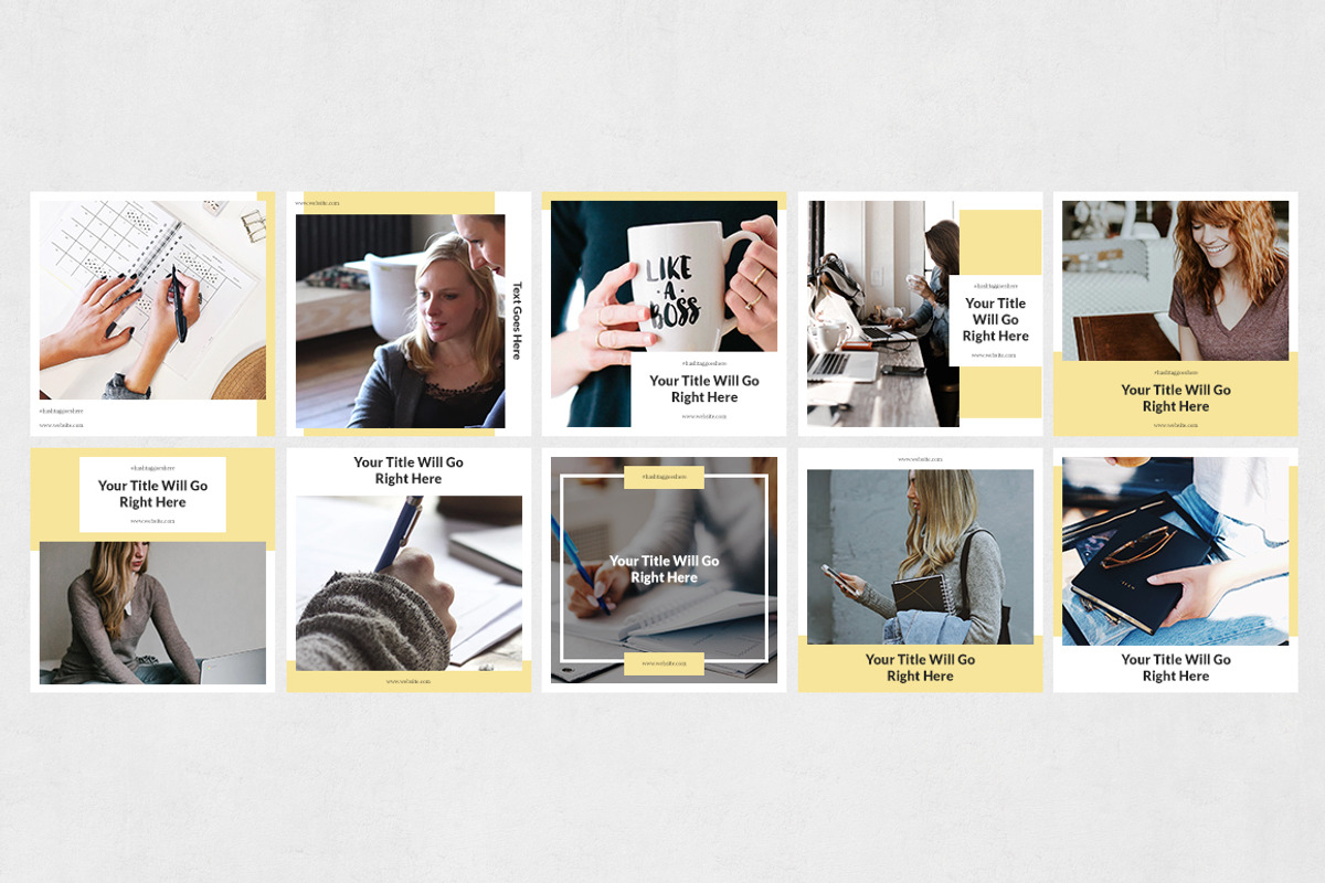 Lady Boss Instagram Posts, a Social Media Template by Social Corner Graphics (Photo 8 of 8)