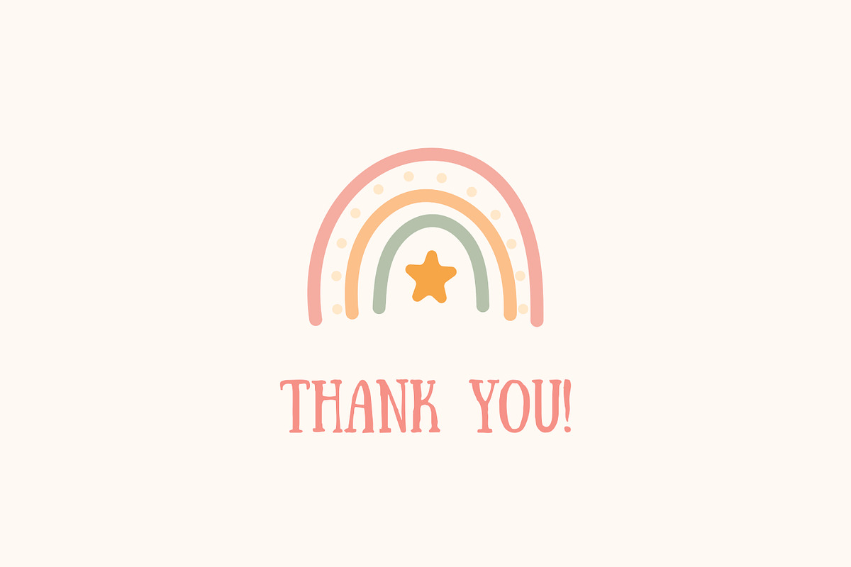 Boho Rainbow Clipart, an Object Illustration by Bielousova Art (Photo 8 of 8)
