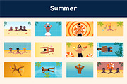 man in summer day, a Person Illustration by foxndeer (Thumbnail 1 of 4)