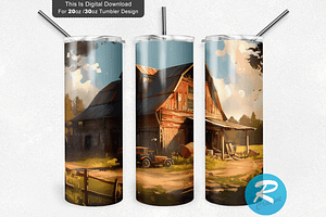 Farm Barn Tumbler