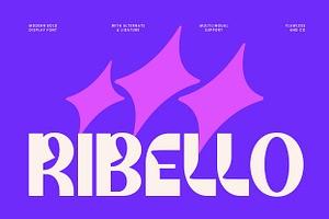 Ribello - Unique Display Font