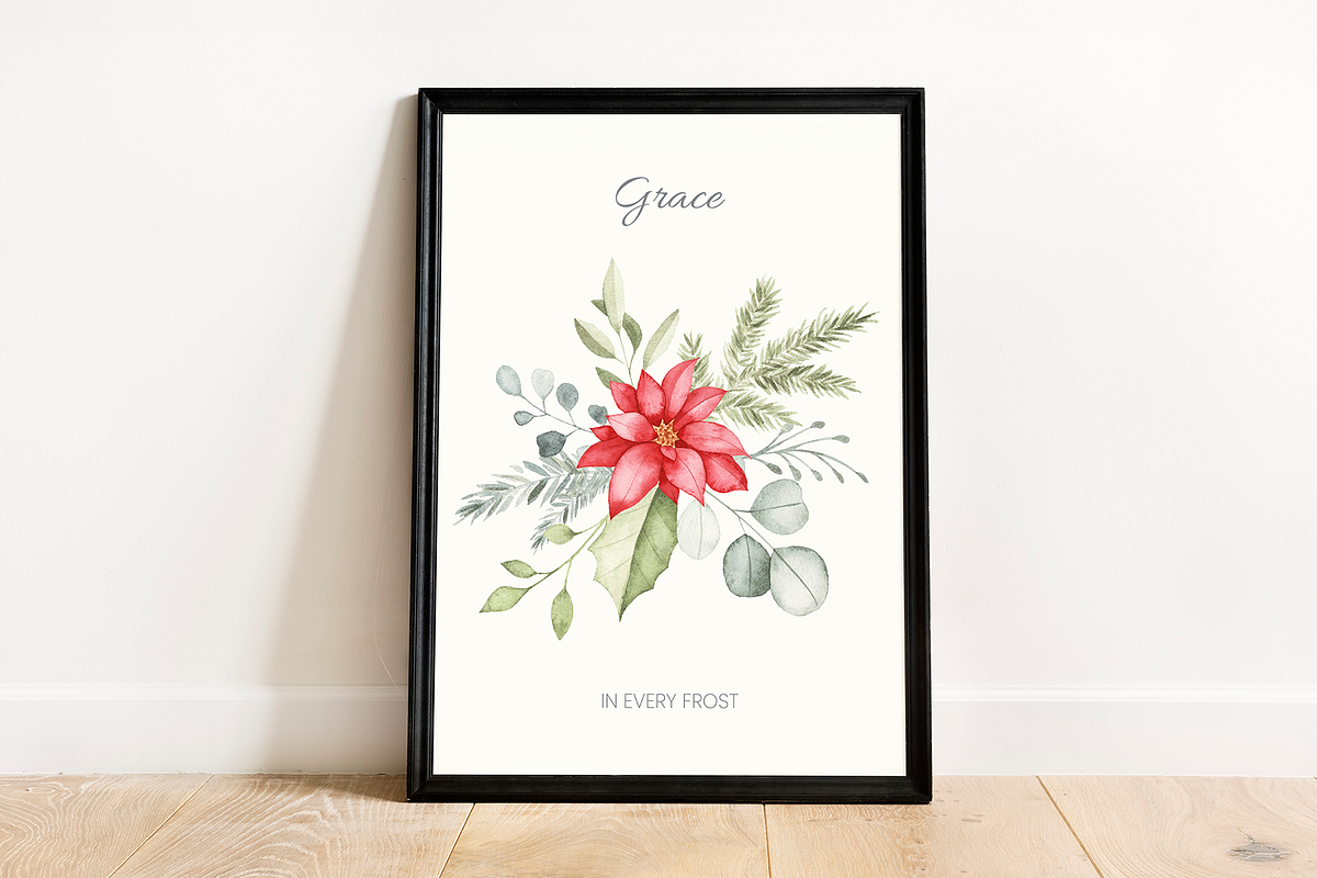 Winter Botanical Watercolor Set, a Decorative Illustration by Liliia Polos Illustration (Photo 4 of 10)