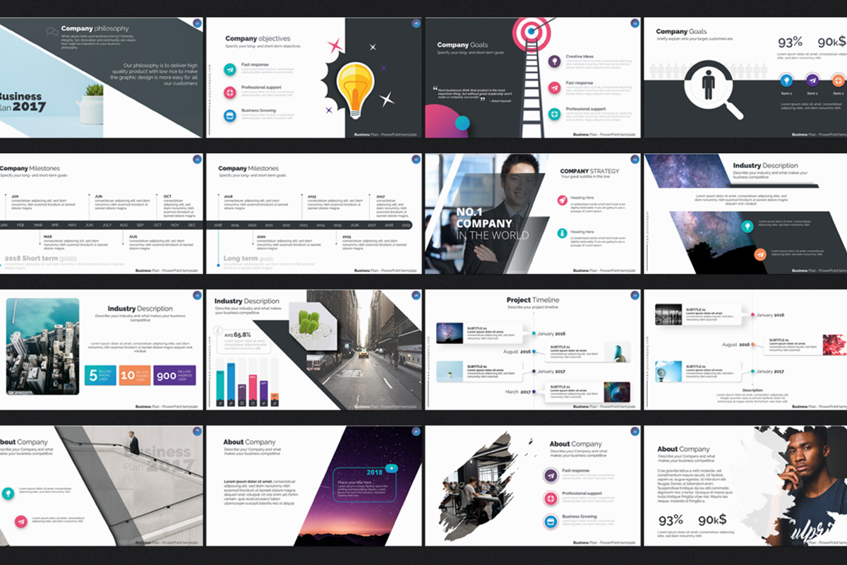 Business Plan - PowerPoint Template, a Presentation Template by Premast (Photo 5 of 10)
