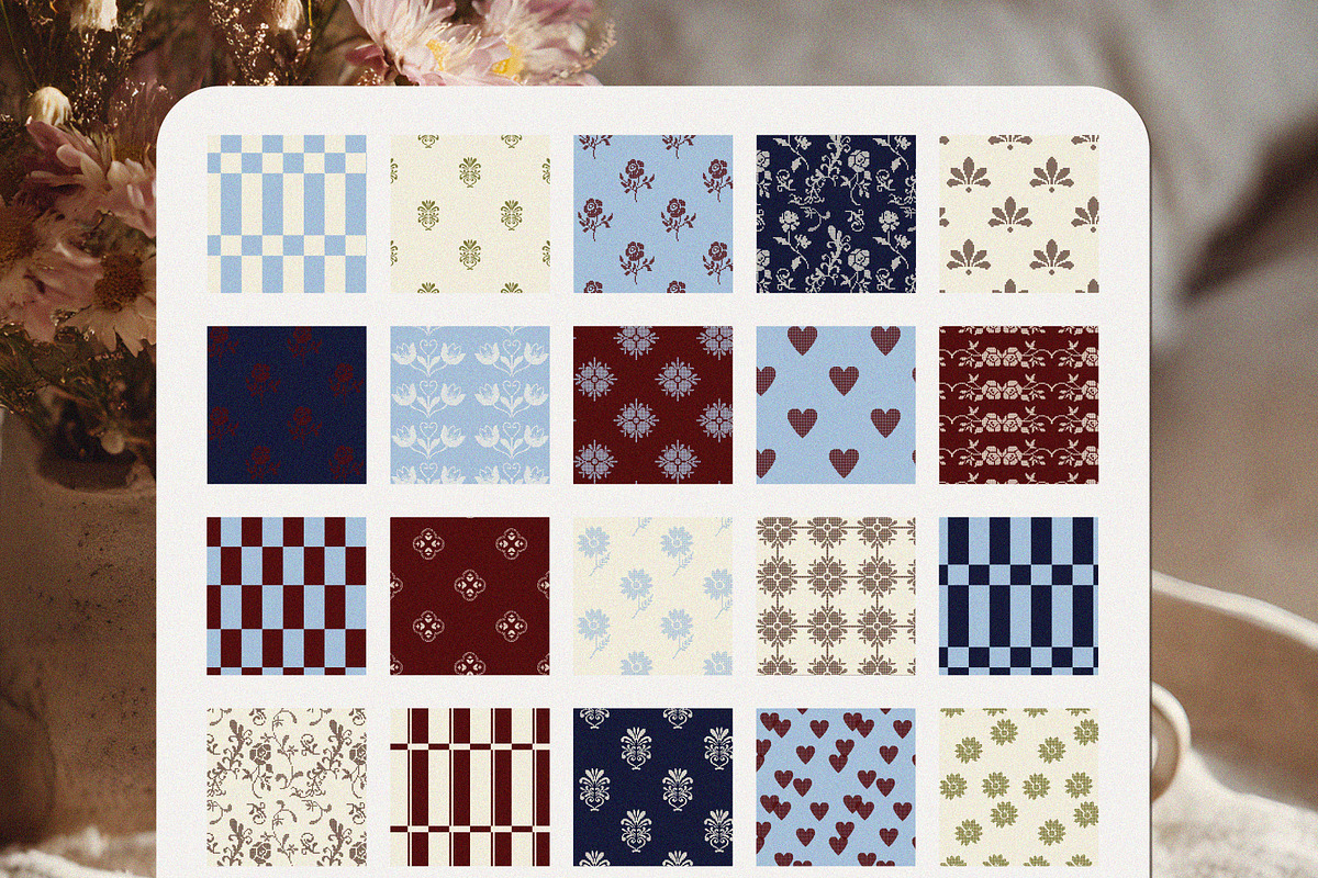 Folk dotted seamless patterns, a Pattern Graphic by lokko studio (Photo 6 of 7)
