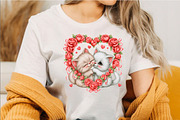 Valentine Animals Clipart Bundle, a Seasonal Illustration by SVGArt (Thumbnail 3 of 5)