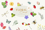 Sweet Summer Wildflowers, an Object Graphic by NassyArt (Thumbnail 7 of 13)