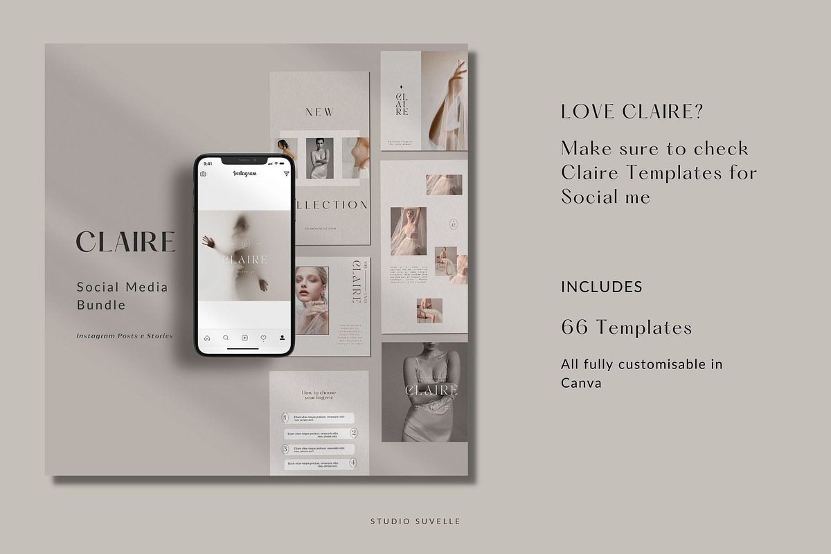 CLAIRE Logo Kit, a Branding & Logo Template by Studio Suvelle (Photo 16 of 18)