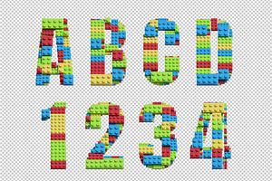 Lego Bricks Font