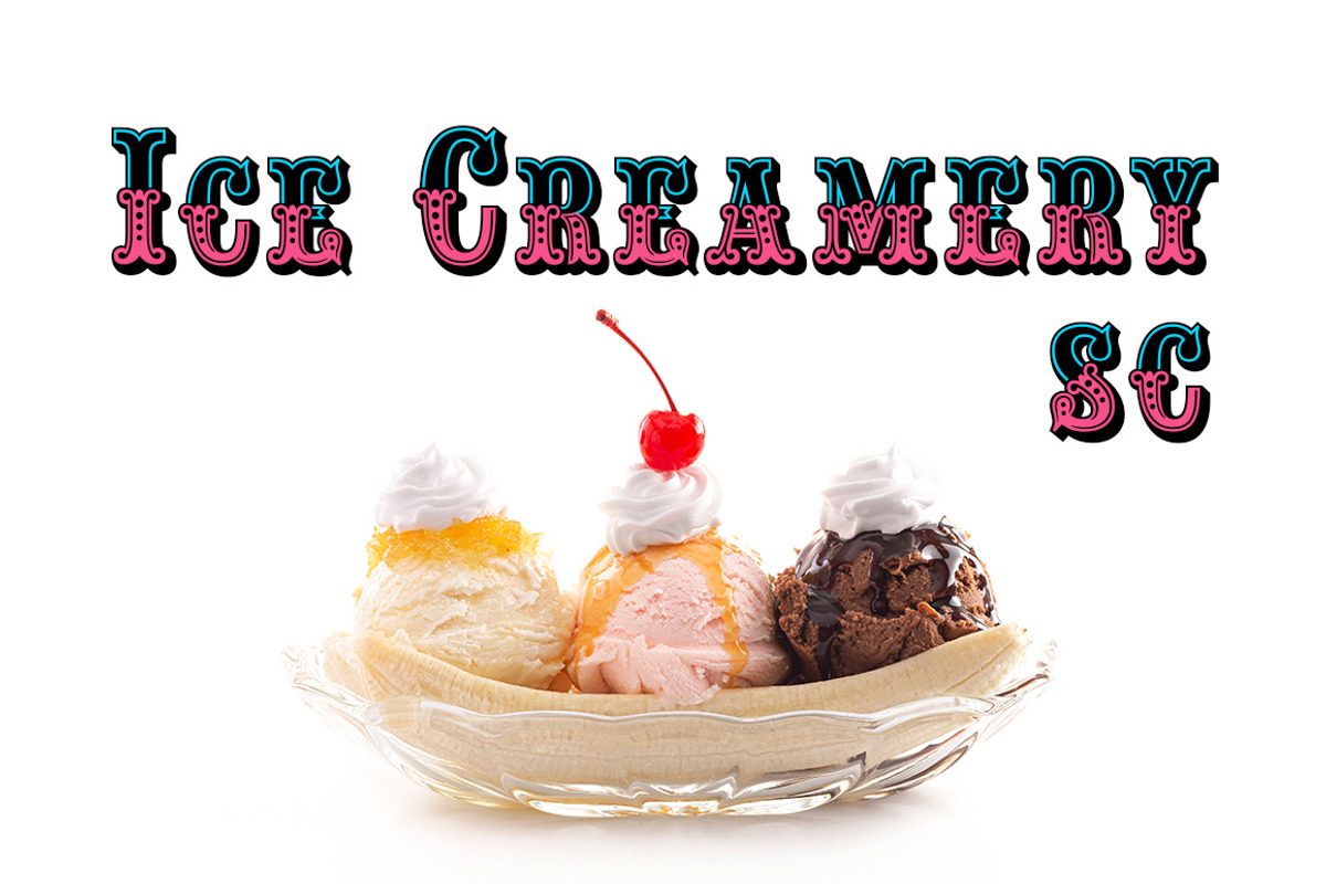 Ice Creamery Complete, a Font by FontMesa (Photo 6 of 8)