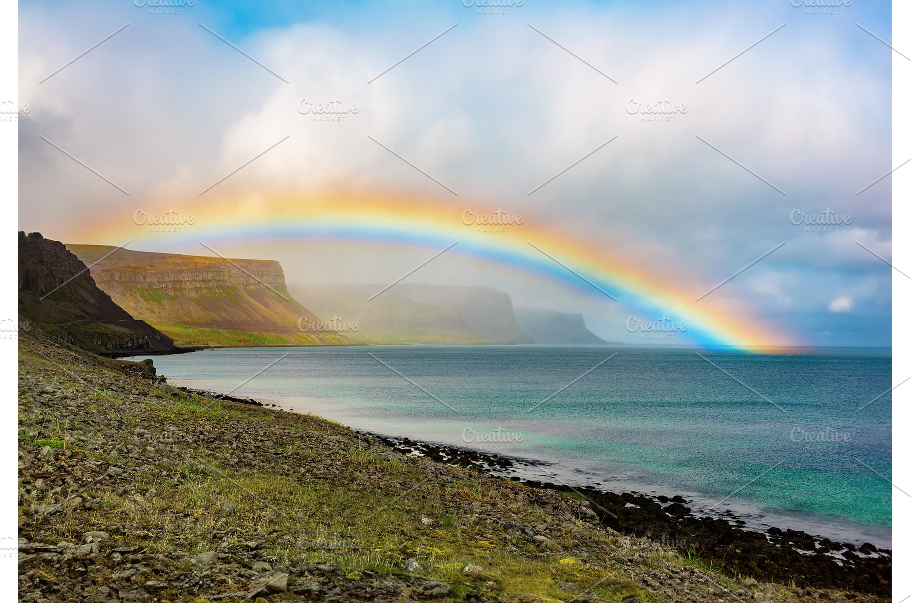 Rainbow in Iceland, a Nature Photo by Nature and travel