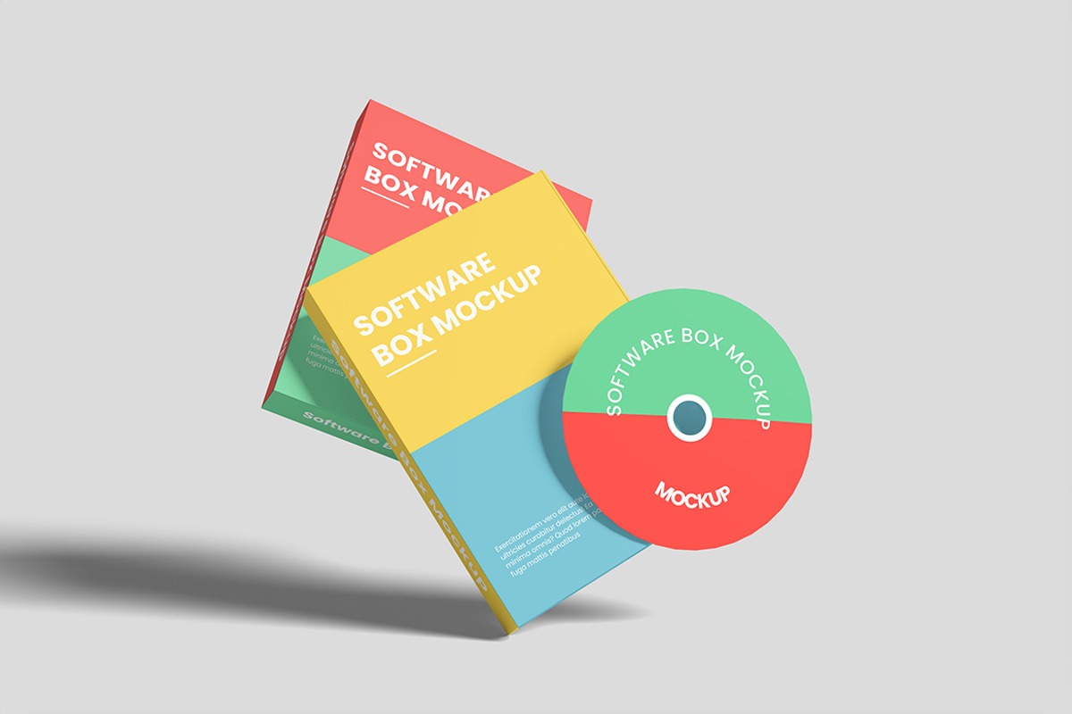 Software Box Mockup, an Advertising Mockup by ianmikraz (Photo 4 of 5)