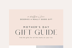 Mother's Day Gift Guide Email