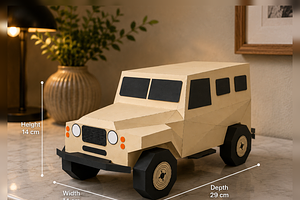 Car favor - 3d papercraft