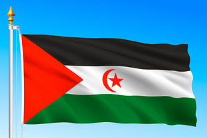 Sahrawi Republic Western Sahara Flag