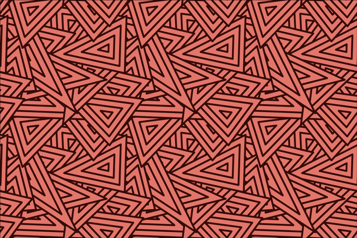 Bold Geometry Angular Triangles, a Pattern Graphic by Mightyfire