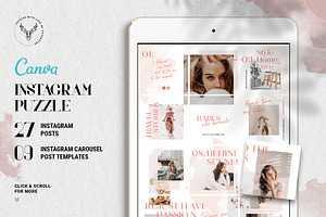 Canva Instagram Puzzle Bundle