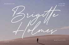 Brigitte Holmes Handwritten Font