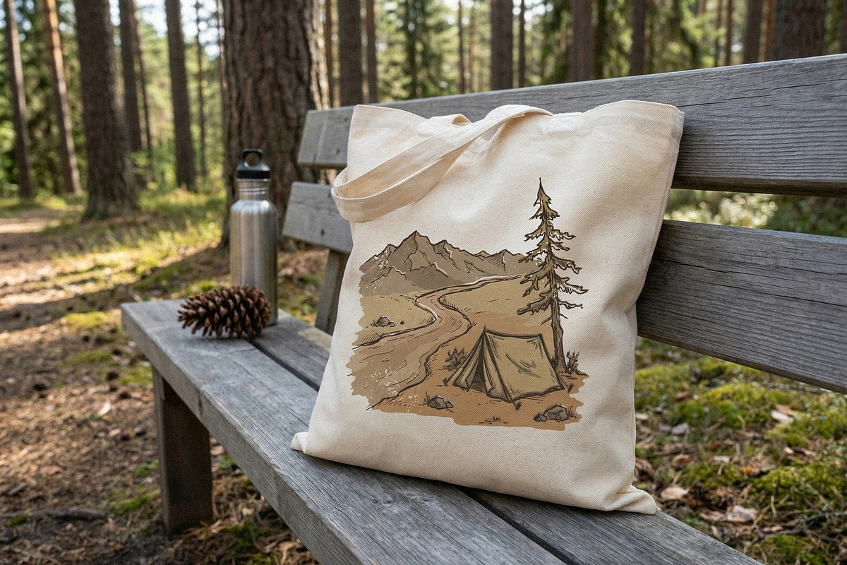 Camping In The Mountains PNG, an Illustration by SharpMarketplace (Photo 2 of 3)