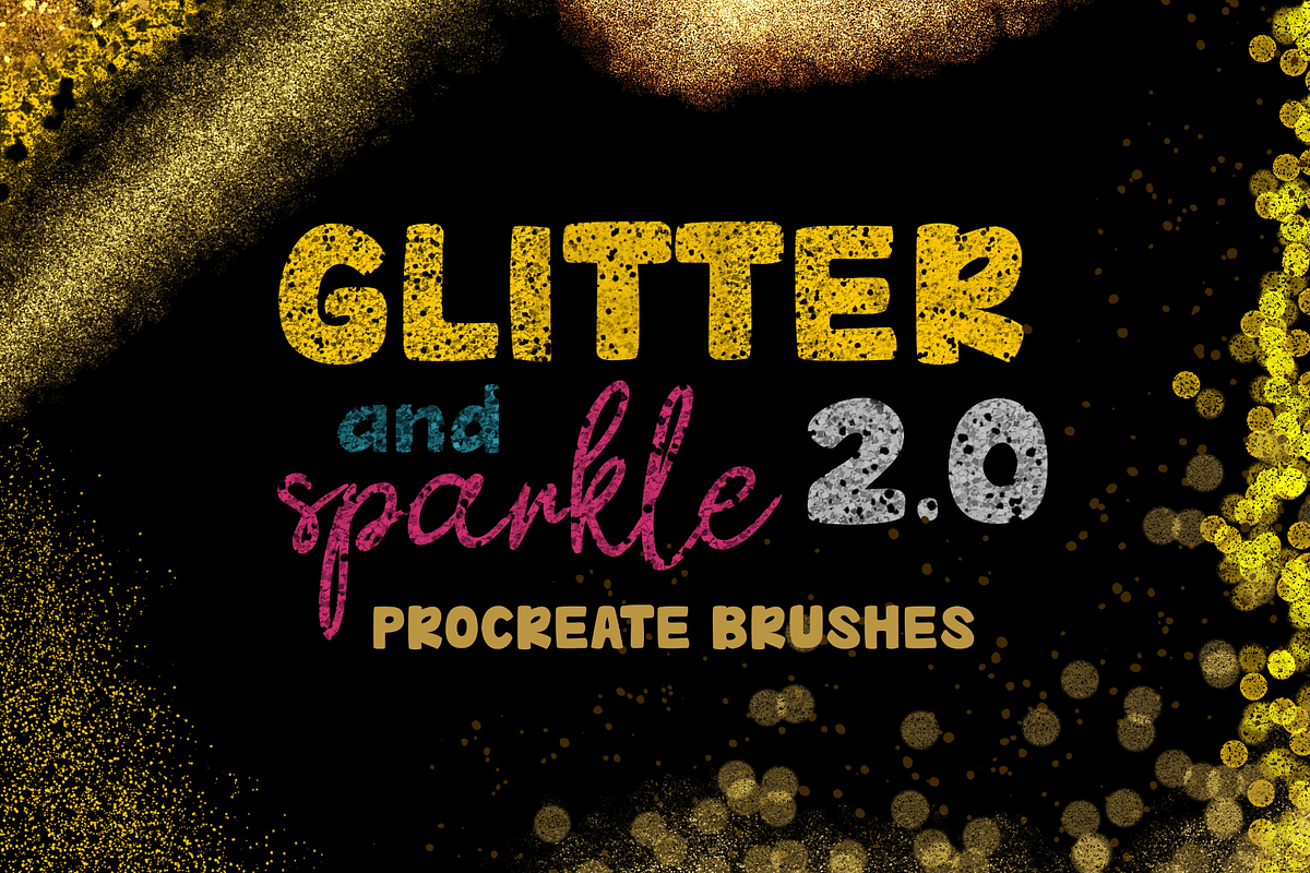 Glitter & Sparkle 2.0 for Procreate, a Brush Add-On by Design av MAD (Photo 1 of 10)