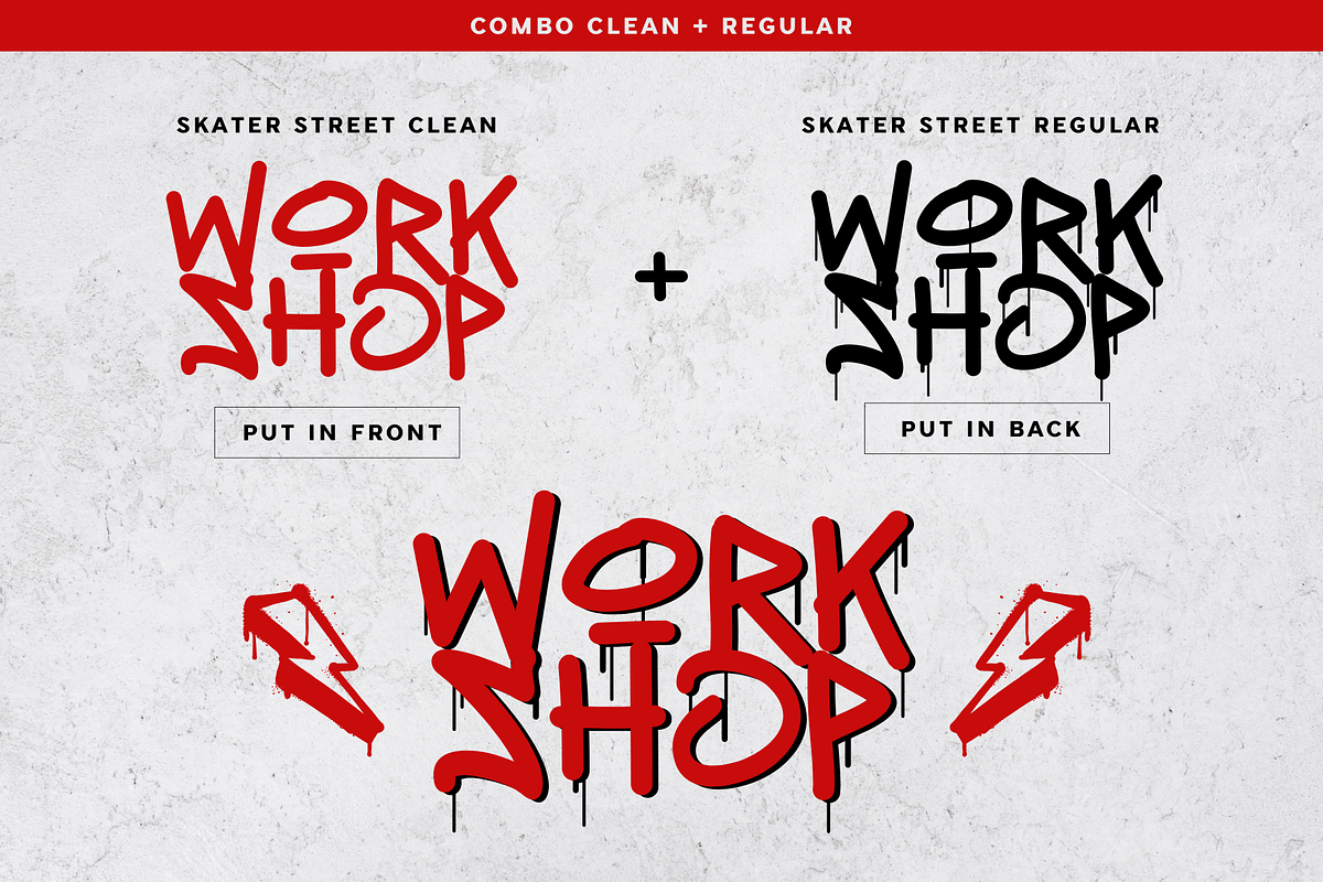 Skater Street - Graffity Font, a Handwritten Font by Sronstudio (Photo 13 of 15)