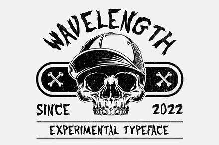 Wavelength - Experimental Typeface, a Font by HipFonts