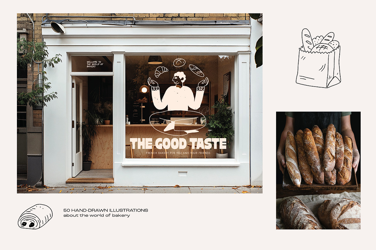 Bakery Illustrations vector set, a Food Illustration by dicreate (Photo 12 of 13)