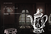 Dinner Party Clipart, Supper Club, a Food Illustration by The October Creative (Thumbnail 8 of 13)