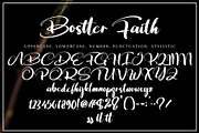 Bostter Faith, a Script Font by pineungtype (Thumbnail 9 of 9)