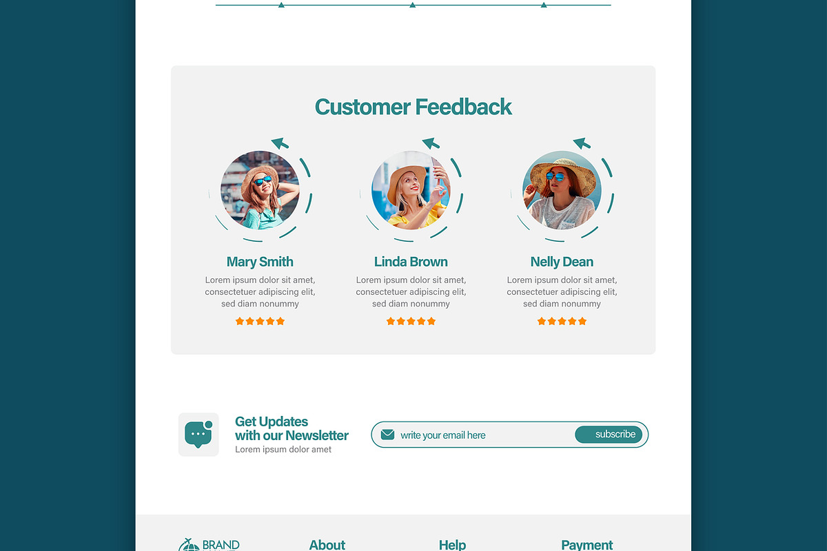 Travel Agency Landing Page, an UI Kit Template by CreativeShaper (Photo 5 of 6)