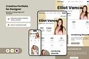Elliot - Portfolio Landing Page, a Landing Page Template by twinstd (Thumbnail 1 of 5)