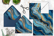 Elegant Deep Blue Agate Scrapbook, a Background Graphic by V Design Creator (Thumbnail 4 of 12)