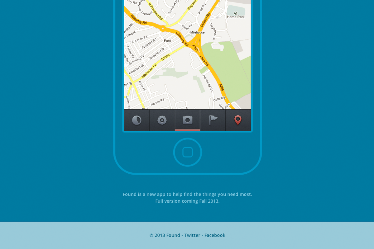 Found - App Website (HTML/CSS), an App Template by LoveUI.co (Photo 2 of 2)