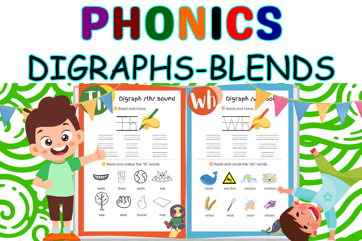 Digraphs and Blends Activities, a Templates & Theme by Premium Digital Templates (Photo 1 of 3)