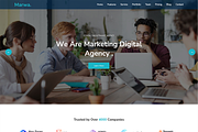 Marwa - Digital Agency WP Theme, a WordPress Template by Themesvila (Thumbnail 1 of 7)