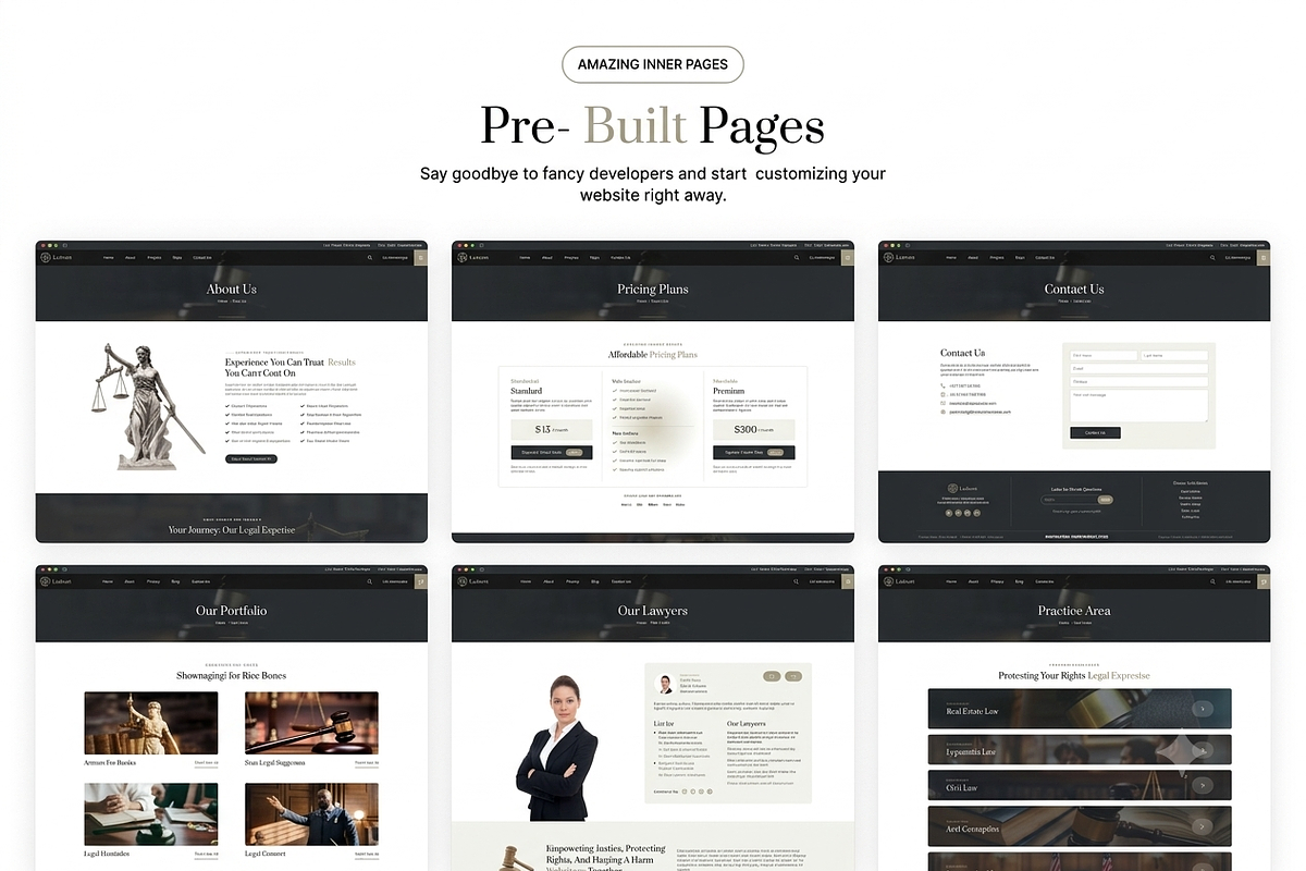 Lawhere - Attorney WordPress Theme, a WordPress Template by ThemesRain (Photo 3 of 3)