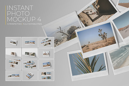 Instant Photo Mockup 4