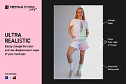Shorts and T-Shirt Mockup, a Bottom Mockup by Freeman Studio (Thumbnail 5 of 16)