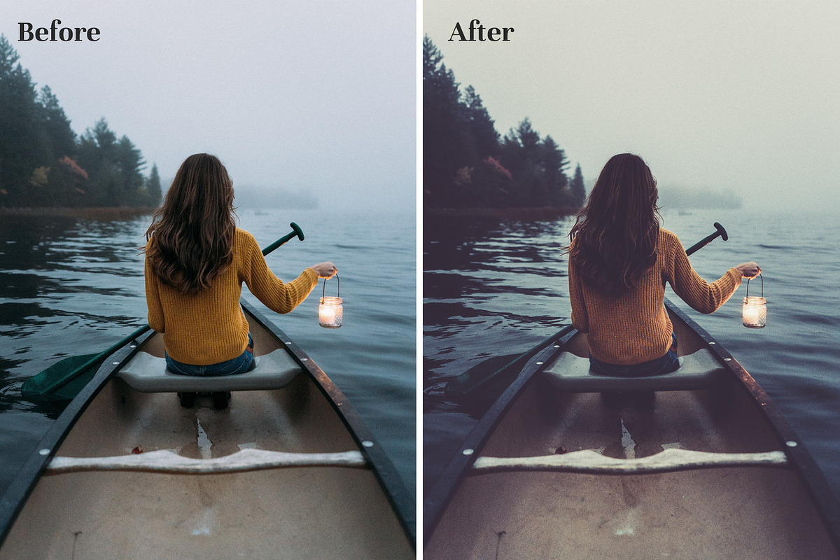 Film Look Lightroom Presets, an Action Add-On by Maple Visuals (Photo 2 of 10)