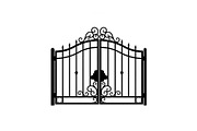 Ornate Wrought Iron Gate Vector Bund, an Illustration by Designs_River (Thumbnail 16 of 47)
