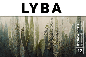 Lyba Collection · Botanical Wall, a Texture Illustration by milatovar