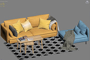 6 sofa set 3d model, a Furniture 3D Model by 3dmitruk (Thumbnail 51 of 61)