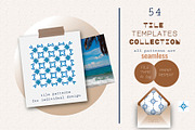 Azulejo Tile set of 54, a Pattern Graphic by DeMih (Thumbnail 3 of 6)