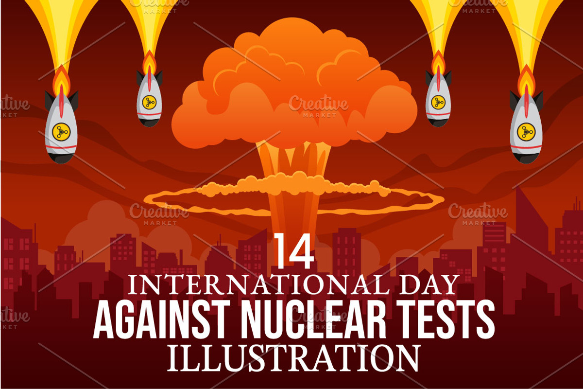 14 Day of Against Nuclear Tests, an Object Illustration by denayunebgt (Photo 1 of 5)