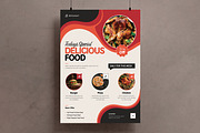 Resturant Delicious Food Menu Flyer, a Flyer Template by MightyDesign (Thumbnail 1 of 8)