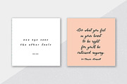 Handwriting Quotes Social Media Kit, a Social Media Template by Viaduc (Thumbnail 5 of 6)