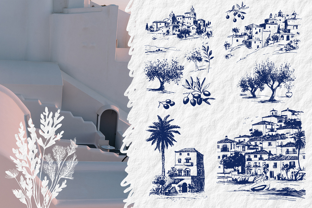 Mediterranean aesthetics, a Decorative Illustration by Chikovnaya (Photo 14 of 17)