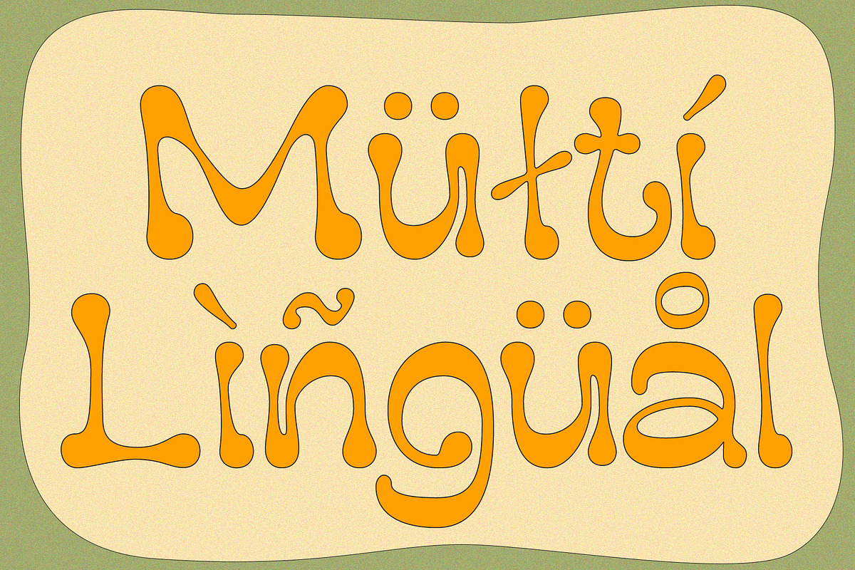 Peacy – Psychedelic Font, a Sans Serif Font by Craft Supply Co. (Photo 8 of 8)